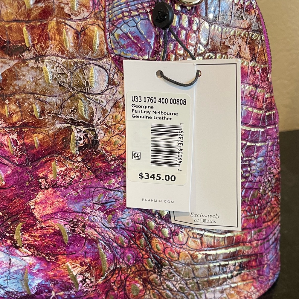Brahmin Georgina Satchel and Veronica Wallet in Fantasy NWT - Picture 2 of 8